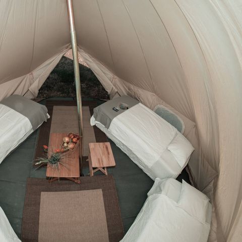 CANVAS AND WOOD TENT 2 people - Glamping
