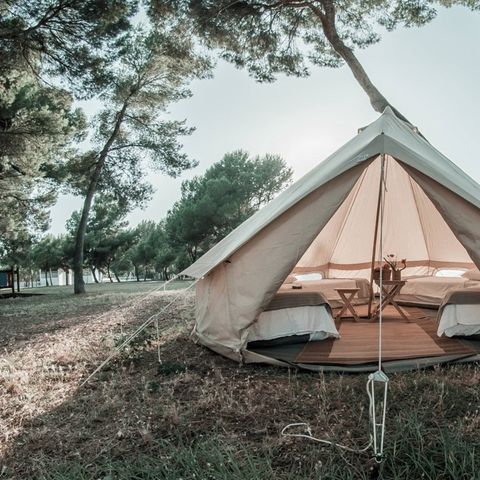 CANVAS AND WOOD TENT 2 people - Glamping