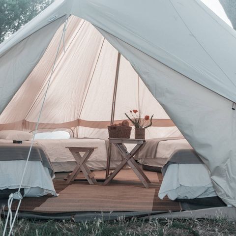 CANVAS AND WOOD TENT 4 people - Glamping 4 persons