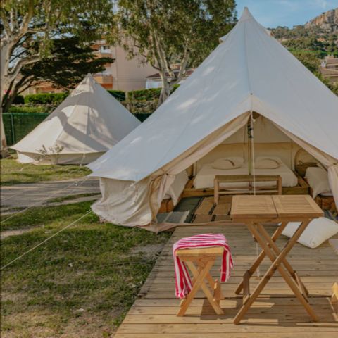 CANVAS AND WOOD TENT 4 people - Glamping 4 persons