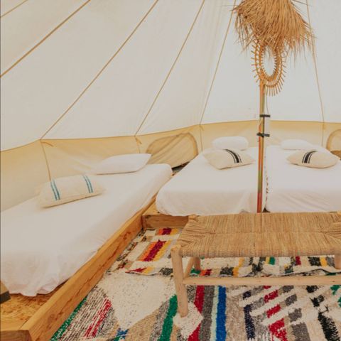 CANVAS AND WOOD TENT 4 people - Glamping 4 persons