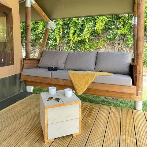 CANVAS AND WOOD TENT 4 people - Safari