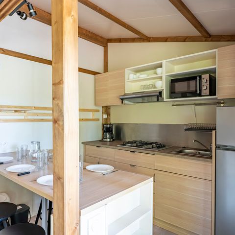 MOBILE HOME 6 people - Comfort+ Cottage: 3 Bedrooms, Sleeps 6, Lake View