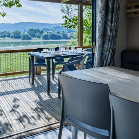 MOBILE HOME 4 people - Premium 2-Bedroom Cottage for 4 People with Lake View