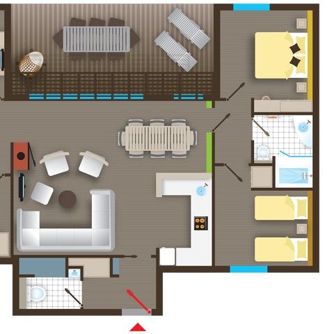 BUNGALOW 8 people - Premium BD476