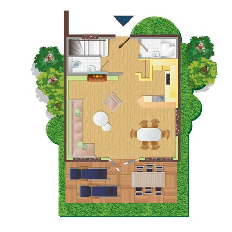 BUNGALOW 6 people - Premium LA894
