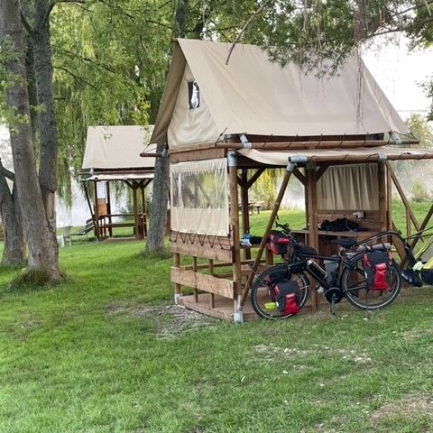 CANVAS AND WOOD TENT 2 people - Bivouac