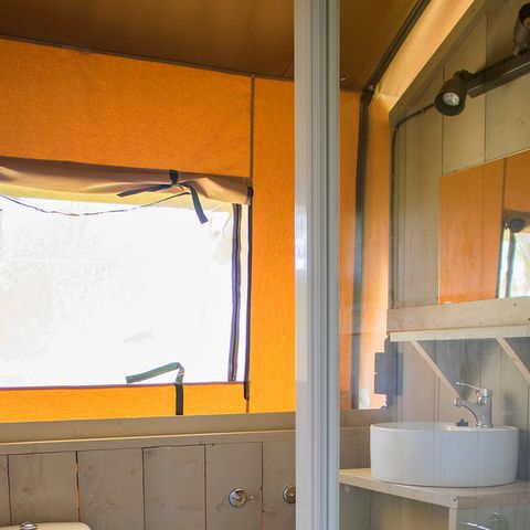 Canvas and wooden tent 5 persons - Lodge Prestige Plus tent - 2 bedrooms - [new 2024]