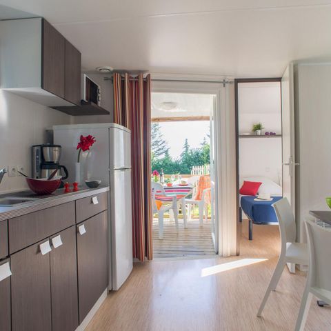 Mobile home 5 persons - Prestige 32m² 2 bedrooms - air conditioning