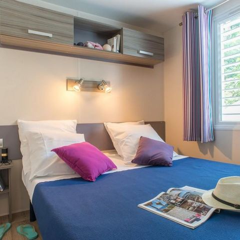 Mobile home 6 persons - Comfort mobile home 32m² 3 bedrooms - air-conditioned