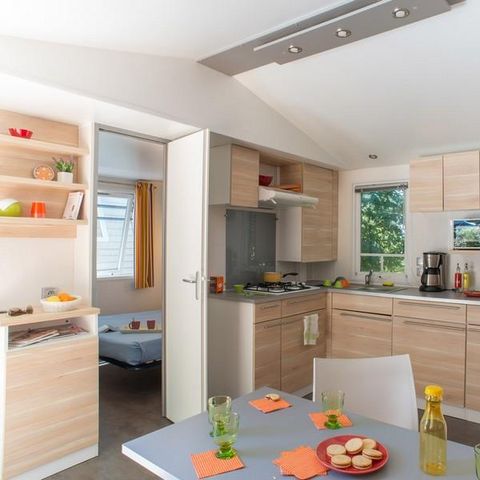 Mobile home 6 persons - Comfort mobile home 32m² 3 bedrooms - air-conditioned