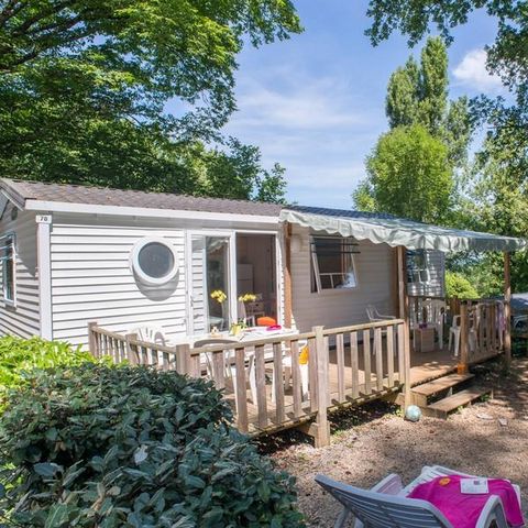 Mobile home 6 persons - Comfort mobile home 32m² 3 bedrooms - air-conditioned