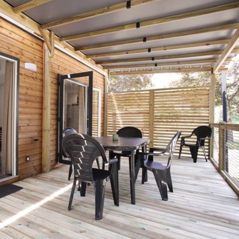 MOBILE HOME 4 people - Nest29 30.8 m²- 2 bedrooms + Covered terrace + TV