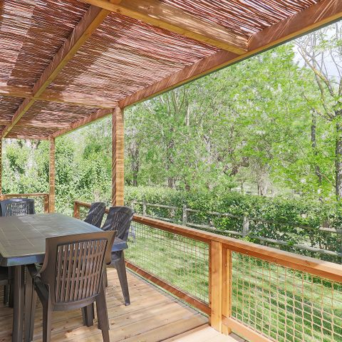 CHALET 4 people - Chalet Portland 35 m² - 3 bedrooms + Covered terrace + TV