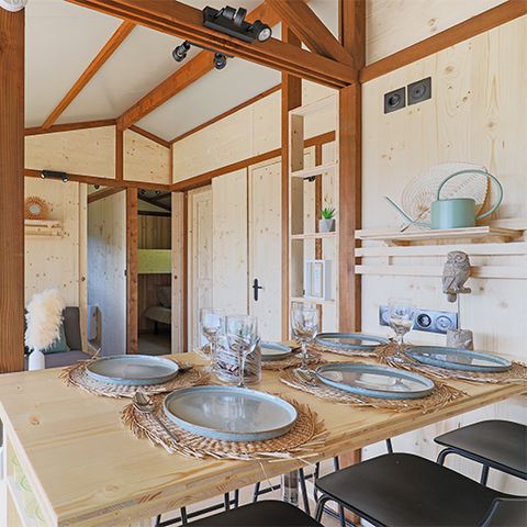 CHALET 4 people - Chalet Portland 35 m² - 3 bedrooms + Covered terrace + TV