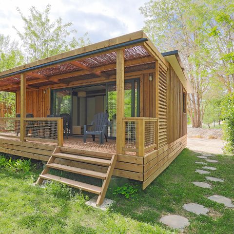 CHALET 4 people - Chalet Portland 35 m² - 3 bedrooms + Covered terrace + TV