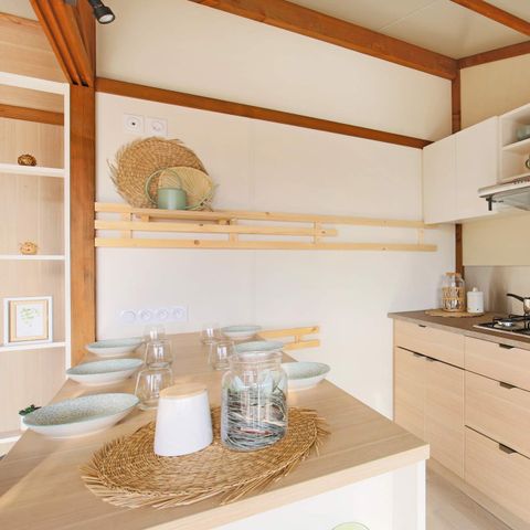 CHALET 4 people - Chalet Portland 35 m² - 3 bedrooms + Covered terrace + TV