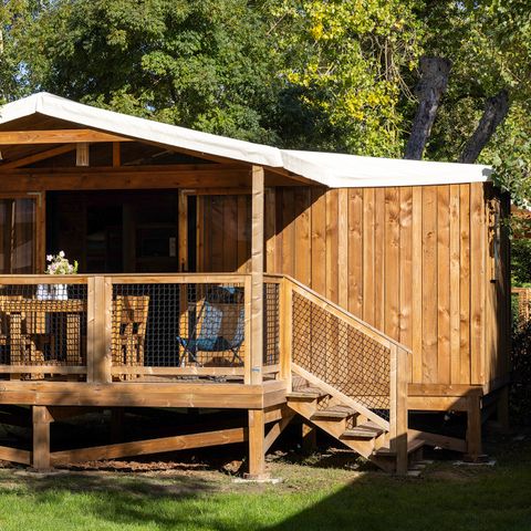 CANVAS AND WOOD TENT 4 people - Cosy Glamping, 2bed, 1bath