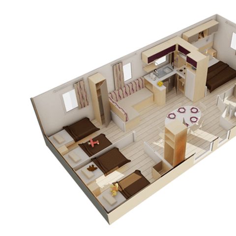 MOBILE HOME 6 people - Comfort 3 CH