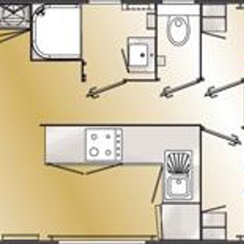 MOBILE HOME 6 people - Comfort + 3 CH