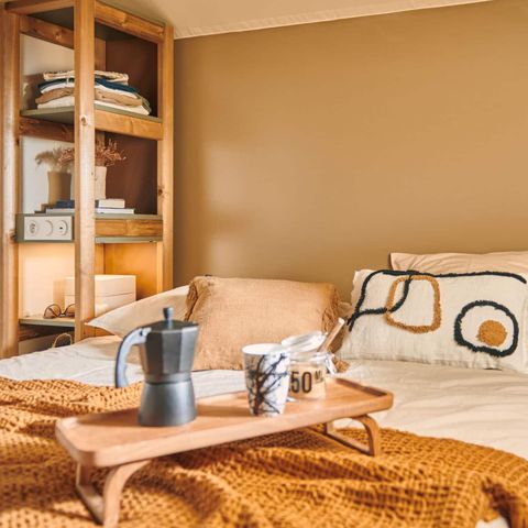 CANVAS AND WOOD TENT 10 people - Safari Tent 2CH + Privilege Pitch