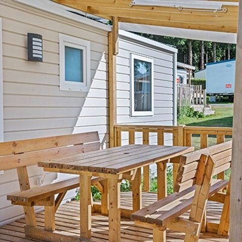 Mobile home 6 persons - Mobile-home | Comfort XL | 3 Bedrooms | 6 Pers. | Raised terrace