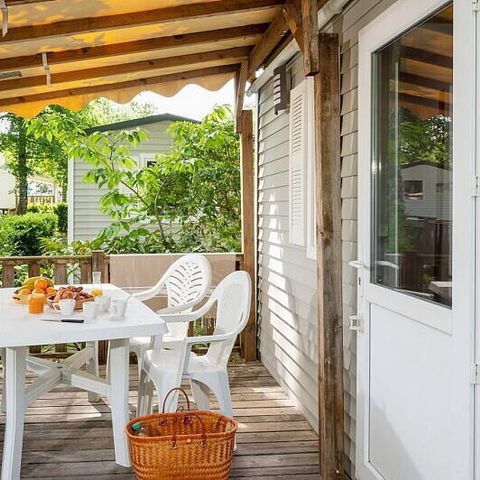 MOBILE HOME 6 people - Mobile-home | Comfort | 3 Bedrooms | 6 Pers. | Raised terrace