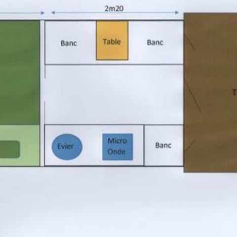 UNUSUAL ACCOMMODATION 2 people - Tonneau accommodation - No sanitary facilities - Dry toilet