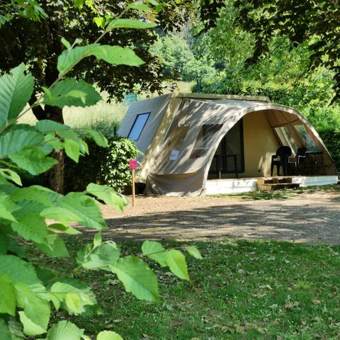 CANVAS AND WOOD TENT 4 people - Accommodation Coco Sweet Family - Without sanitary facilities
