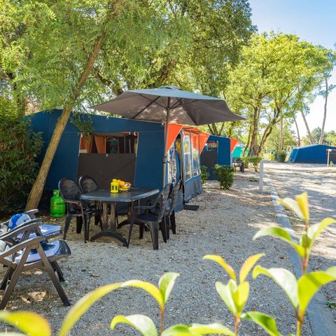 Canvas and wooden tent 6 persons - Bungalow tent