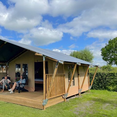 Canvas and wooden tent 5 persons - Safari tent Lodge (5P)