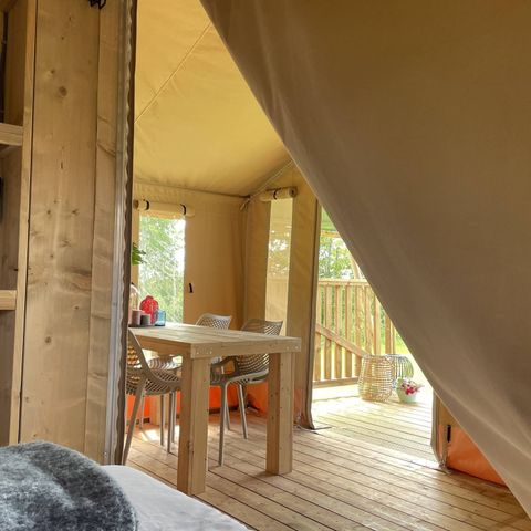 Canvas and wooden tent 5 persons - Safari tent Lodge (5P)