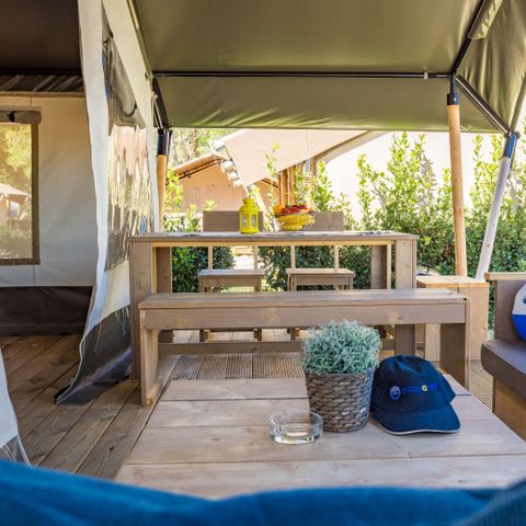 CANVAS AND WOOD TENT 4 people - Safari tent Comfort