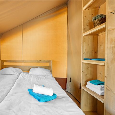 Canvas and wooden tent 4 persons - Safari tent Lodge (5P)
