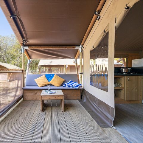CANVAS AND WOOD TENT 4 people - Safari tent Lodge (5P) 