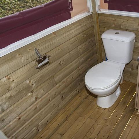 CANVAS AND WOOD TENT 5 people - NIAGARA Lodge 40m² with bathroom (Sunday to Sunday)