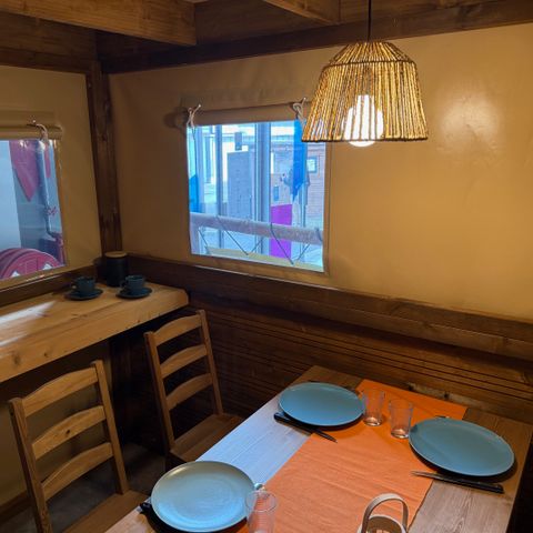CANVAS AND WOOD TENT 3 people - LODGE LA BOHEME