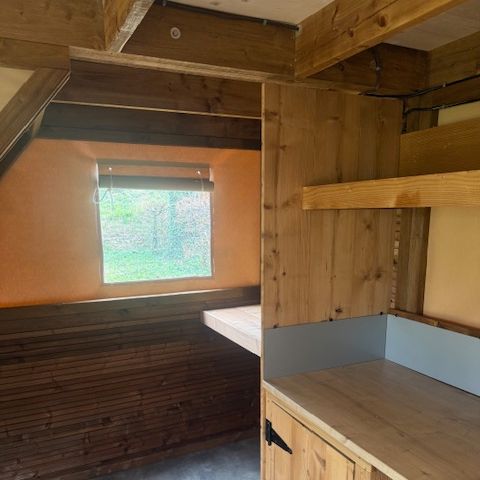 CANVAS AND WOOD TENT 3 people - LODGE LA BOHEME