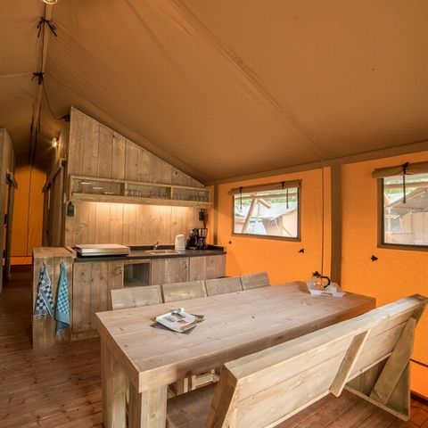 CANVAS AND WOOD TENT 6 people - Lodge PZ995
