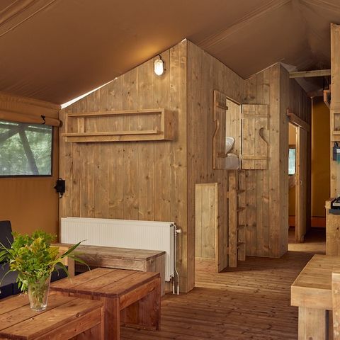 CANVAS AND WOOD TENT 6 people - Lodge PZ995