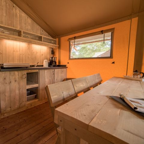 CANVAS AND WOOD TENT 6 people - Lodge PZ995