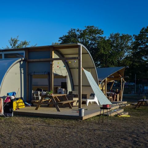 LODGE 5 people - Panorama with private sanitary facilities