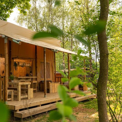 Canvas and wooden tent 5 persons - The Bartenter