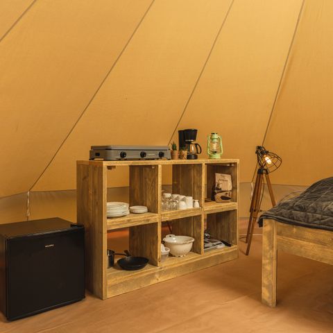 TENT 2 people - Happy in the meadow with private sanitary facilities
