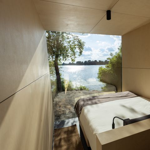 Bungalow 2 persons - Mirror house on the Regge with bubble tub and panoramic view