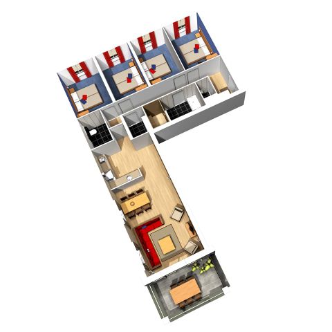 APARTMENT 8 people - Vip Waterfront Suite EH908