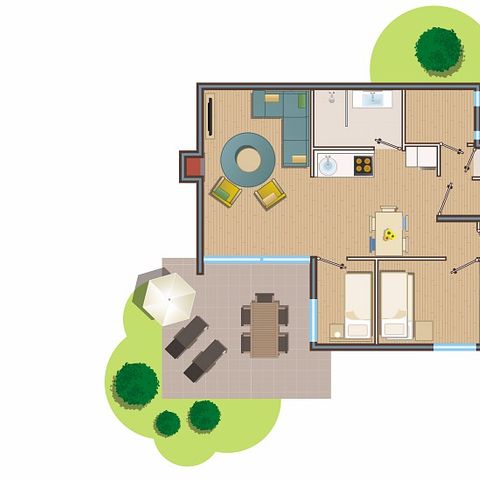 UNUSUAL ACCOMMODATION 5 people - Pony MD2443