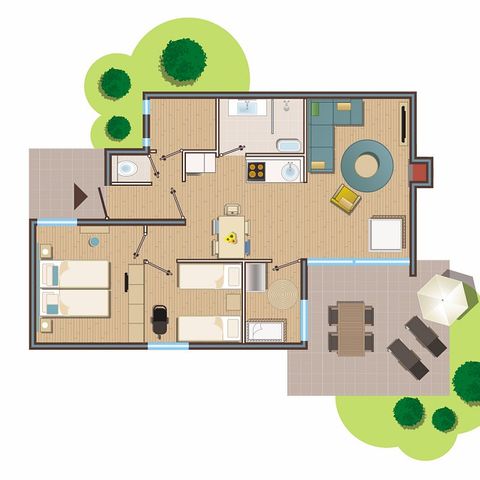 BUNGALOW 4 people - Baby MD2427