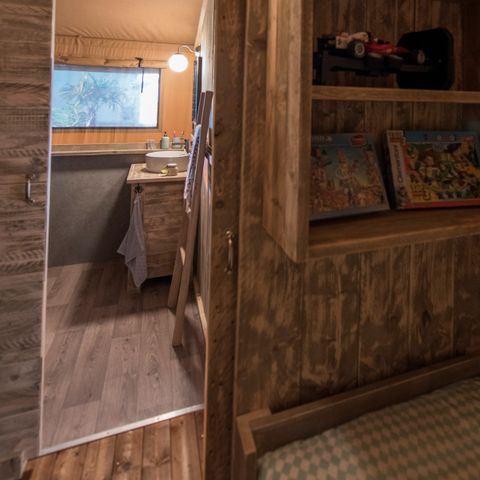 Canvas and wooden tent 6 persons - Bird Cherry