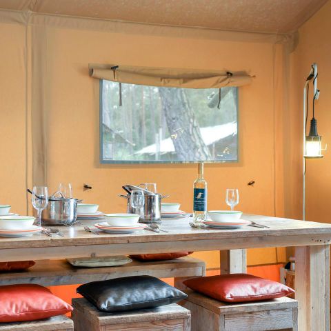 CANVAS AND WOOD TENT 6 people - 6ST